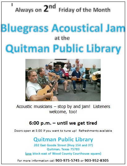 Bluegrass Jam Master Flier